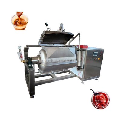 Red Bean Paste Vakuum Jackett Kessel mit 100-600L Kapazität und Horizontalem Rührgerät