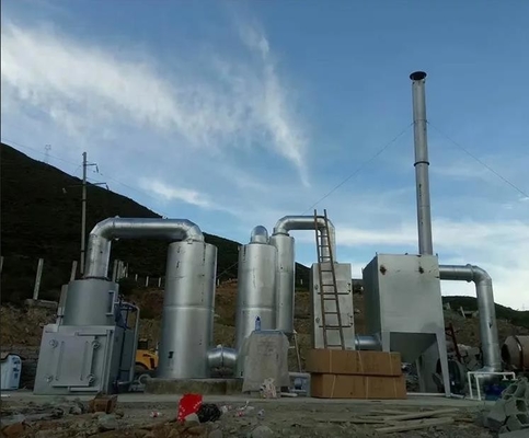 11000 kg Gewicht Müllverbrennungsanlage für Reifen Harmless Waste Disposal Solution