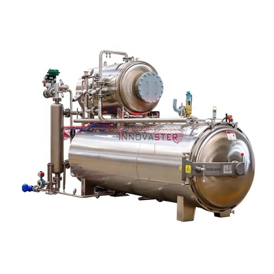 Automatische Batch-Retort-Über-Druck-Leitung-Sterilisationsmaschine für 3P-Spannungsbetrieb