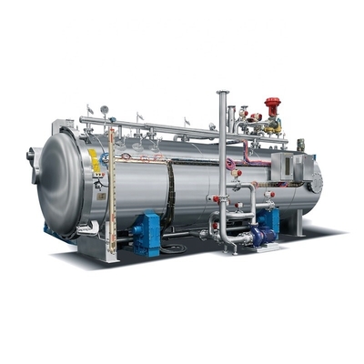 Physische Sterilisation Horizontale Lebensmittel-Autoclave Dampfsterilisation Kochretort Maschine 1KW