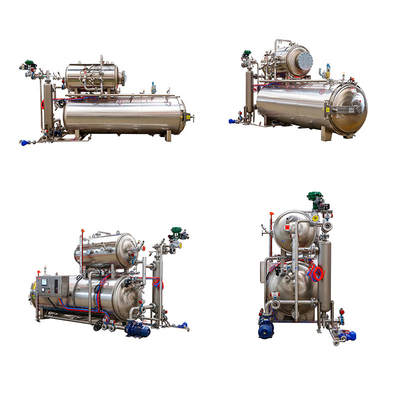 500 KG Warmwasser-Spray-Retort für Babynahrung/vorgefertigte Nahrung/Haustierfutter