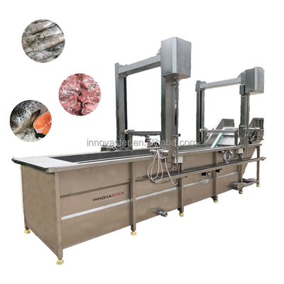 Spezielle Spannung gefrorenes Fleisch Fisch Garnelen Schnelle Auftauch Eismaschine mit Gantry Lifter