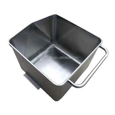 Leicht zu bewegende und leise Gummi-Rad-Material-Transfer-Trolley für Edelstahl 304