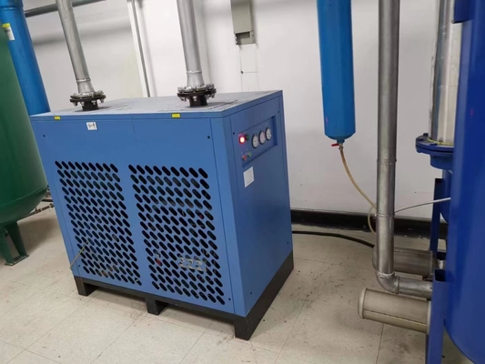 Luftgeschmiert 75kw 100PS Permanent Magnet Inverter Zwei-Stufen-Schraubluftkompressor