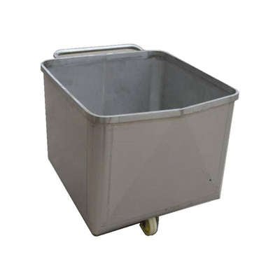 Dreh-Stil Edelstahl 304 Trolley für die Sicherung und Übertragung von Fleisch/Fischmaterial