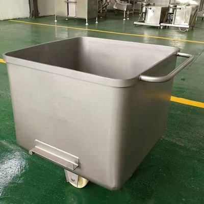 Dreh-Stil Edelstahl 304 Trolley für die Sicherung und Übertragung von Fleisch/Fischmaterial